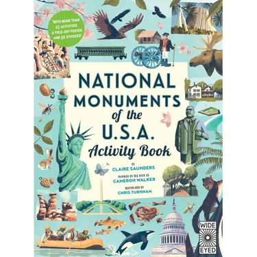 National Monuments of the USA Activity Book: With More Than 25 Activities, a Fold-Out Poster, and 30 Stickers!