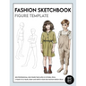 Fashion Sketchbook Kids Figure Template: Over 200 kids' fashion figure templates - from age 3 - 12