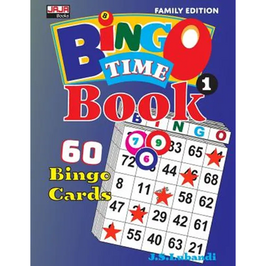 BINGO TIME Book 1: Family Edition with 60 Bingo Cards in Large Print