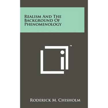 Realism And The Background Of Phenomenology