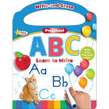 Active Minds Write-And-Erase Preschool ABC: Learn to Write