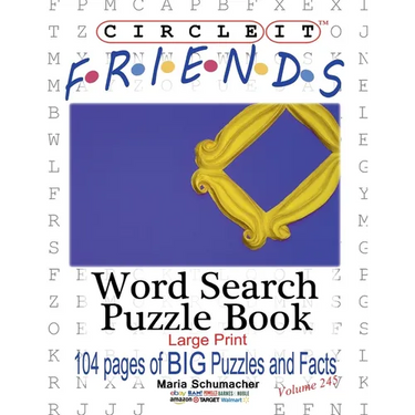 Circle It, Friends Facts, Word Search, Puzzle Book
