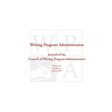 Wpa: Writing Program Administration 33.3