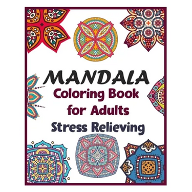 Mandala coloring book for adults stress relieving: 100 Creative Mandala pages/100 pages/8/10, Soft Cover, Matte Finish/Mandala coloring book