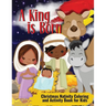 Christmas Nativity Coloring and Activity Book for Kids: A king is Born for African American Kids