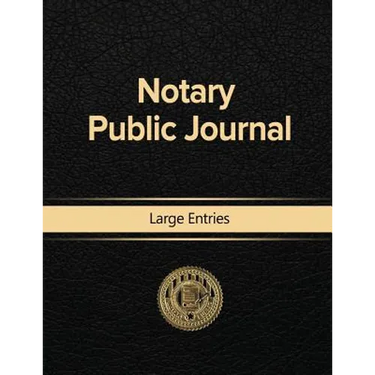 Notary Public Journal Large Entries