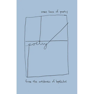 Some Lines of Poetry: From the Notebooks of Bpnichol