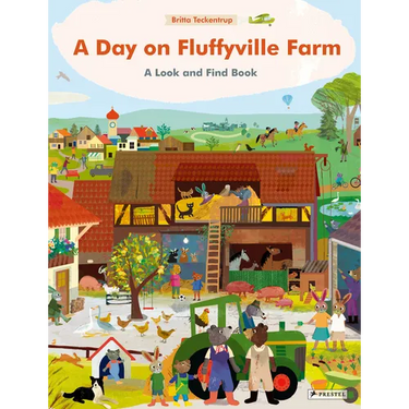 A Day on Fluffyville Farm: A Look and Find Book
