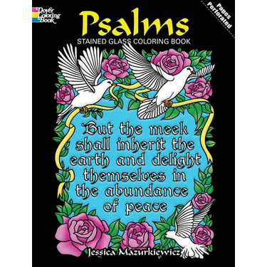 Psalms Stained Glass Coloring Book