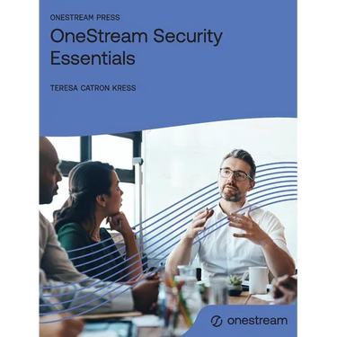 OneStream Security Essentials