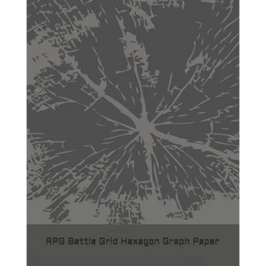 RPG Battle Grid Hexagon Graph Paper: Honeycomb Hex Tiles for Tactical Game Strategy Planning