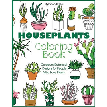Houseplants Coloring Book