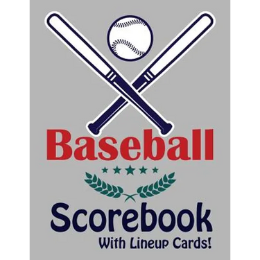 Baseball Scorebook With Lineup Cards: 50 Basic Scorecards For Baseball (8.5 x 11)