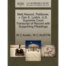Matt Atwood, Petitioner, V. Dan E. Lydick. U.S. Supreme Court Transcript of Record with Supporting Pleadings