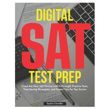 Digital SAT Test Prep: Crack the New SAT Format with Full-Length Practice Tests, Time-Saving Strategies, Expert Tips for Top Scores