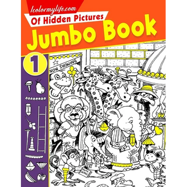 Jumbo Book of Hidden Pictures For Kids
