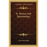 St. Thomas And Epistemology