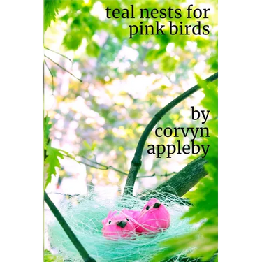 teal nests for pink birds
