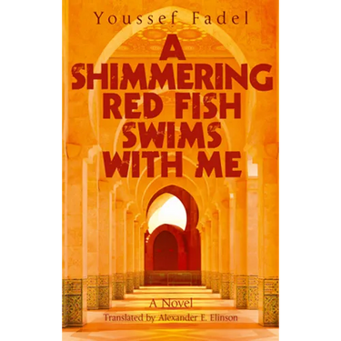 A Shimmering Red Fish Swims with Me