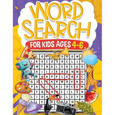 Word Search for Kids Ages 4-6 Volume 2: 100 Fun Puzzles Kids Activity Book Search and Find to Improve Vocabulary and Spelling Skills for Children Them