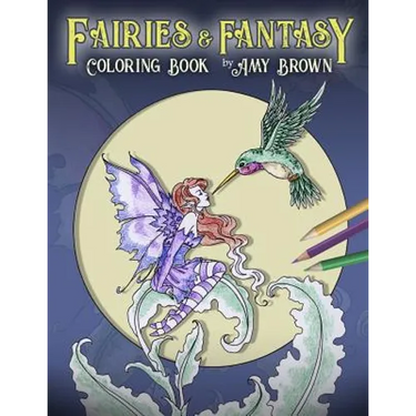 Fairies & Fantasy Coloring Book