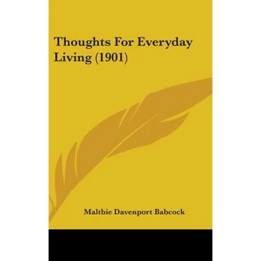 Thoughts For Everyday Living (1901)