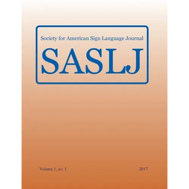 Society for American Sign Language Journal:: Vol. 1, No. 1