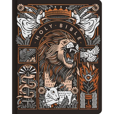 ESV Single Column Journaling Bible, Artist Series, Red Letter (Hardcover, Joshua Noom, the Lion and the Lamb)