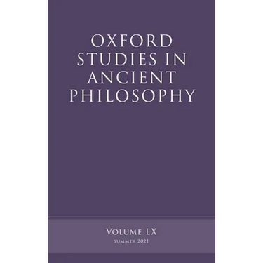 Oxford Studies in Ancient Philosophy, Volume 60