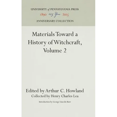 Materials Toward a History of Witchcraft
