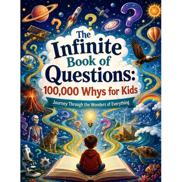 The Infinite Book of Questions: 100,000 Whys for Kids - Journey Through the Wonders of Everything