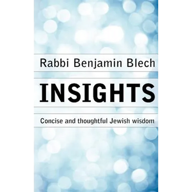 Insights: Concise and thoughtful Jewish wisdom