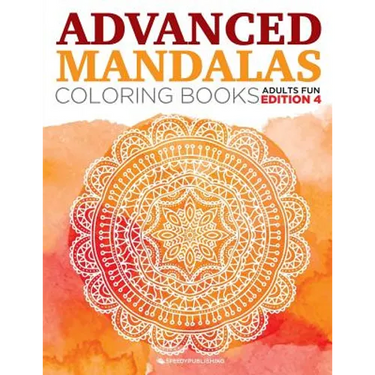 Advanced Mandalas Coloring Books Adults Fun Edition 4