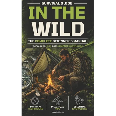 Survival guide in the wild: the complete beginner's manual techniques, tips, and essential knowledge