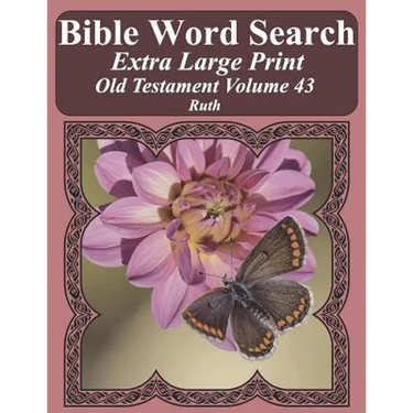 Bible Word Search Extra Large Print Old Testament Volume 43: Ruth