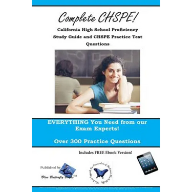 CHSPE Review! California High School Proficiency Study Guide and CHSPE Practice Test Questions