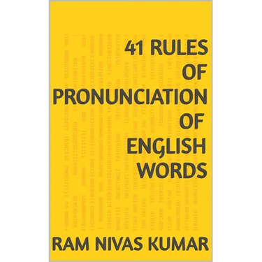 41 Rules of Pronunciation of English Words