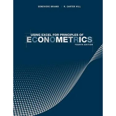 Using Excel for Principles of Econometrics