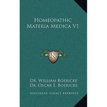 Homeopathic Materia Medica V1