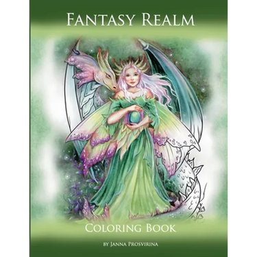Fantasy Realm: Coloring Book