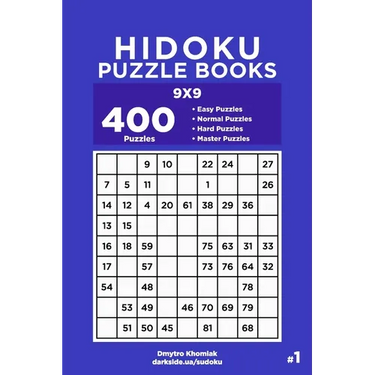 Hidoku Puzzle Books - 400 Easy to Master Puzzles 9x9 (Volume 1)