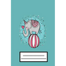 Cute Elephant: Cute Blue Elephant Composition Notebook