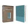 Niv, Super Giant Print Reference Bible (Font Size: 16.5-Point), Leathersoft, Teal, Red Letter, Thumb Indexed, Comfort Print