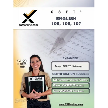 Cset English 105, 106, 107 Teacher Certification Test Prep Study Guide