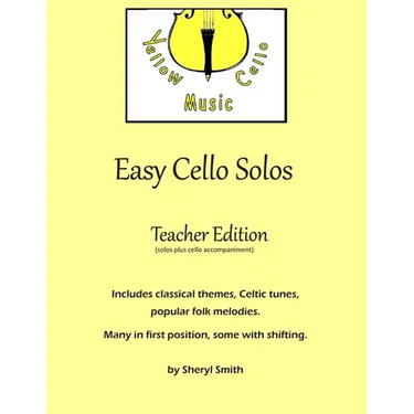 Easy Cello Solos (Teacher Edition): Classical themes, Celtic tunes, popular folk melodies. Many in first position, some shifting. Teacher edition incl