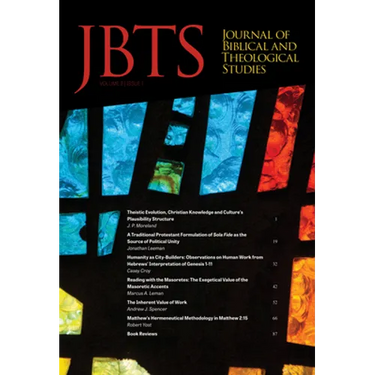 Journal of Biblical and Theological Studies, Issue 2.1