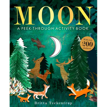 Moon: A Peek-Through Activity Book: With Over 200 Stickers