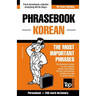 English-Korean phrasebook and 250-word mini dictionary