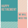 Happy Retirement Guest Book (Hardcover): Guestbook for retirement, message book, memory book, keepsake, retirement book for signing