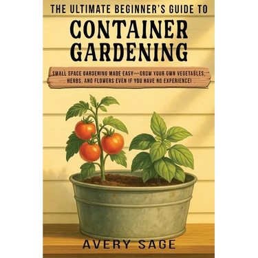The Ultimate Beginner's Guide to Container Gardening: Small Space Gardening Made Easy-Grow Your Own Vegetables, Herbs, and Flowers Even If You Have No